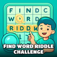 Find Word Riddle Challenge - Crossword game