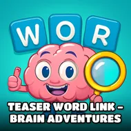 Teaser Word Link - Brain Adventures - Word Connect game